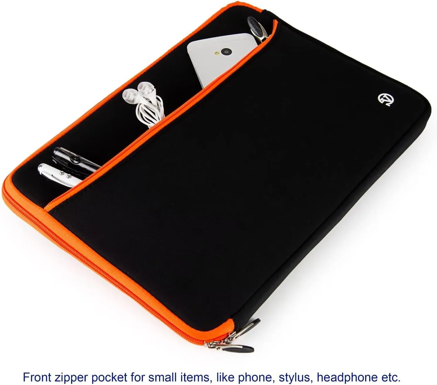 13.3 to 13.9 Inch Neoprene Laptop Sleeve Computer Organizer Compatible with Lenovo ThinkPad X1 Titanium Yoga, Yoga 6, Latitude 5320 7320, Compatible with Samsung Chromebook 2