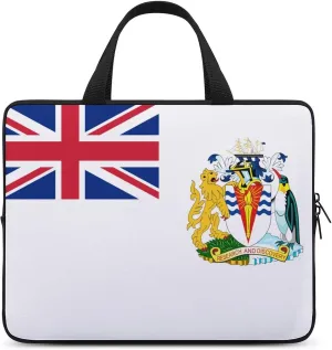 15-15.6 Inch Abkhazia Flag Laptop Sleeve Case, Durable Computer Bag with Handle