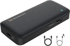 4K HDMI Capture Card, USB 3.0 Video Capture Card for Streaming, Recording in 1080P 60FPS with Ultra-Low Latency, Compatible with PS4/PS5/Switch in OBS, YouTube, Works with PC/Mac (CCD10)