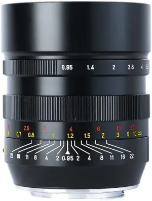 50mm F0.95 f/0.95 E Mount Lens for Sony, Full Frame Large Aperture Prime Manual Focus Mirrorless Camera Lens for A7 III A7R IV A7C A7S III A1 A7 IV A9 II