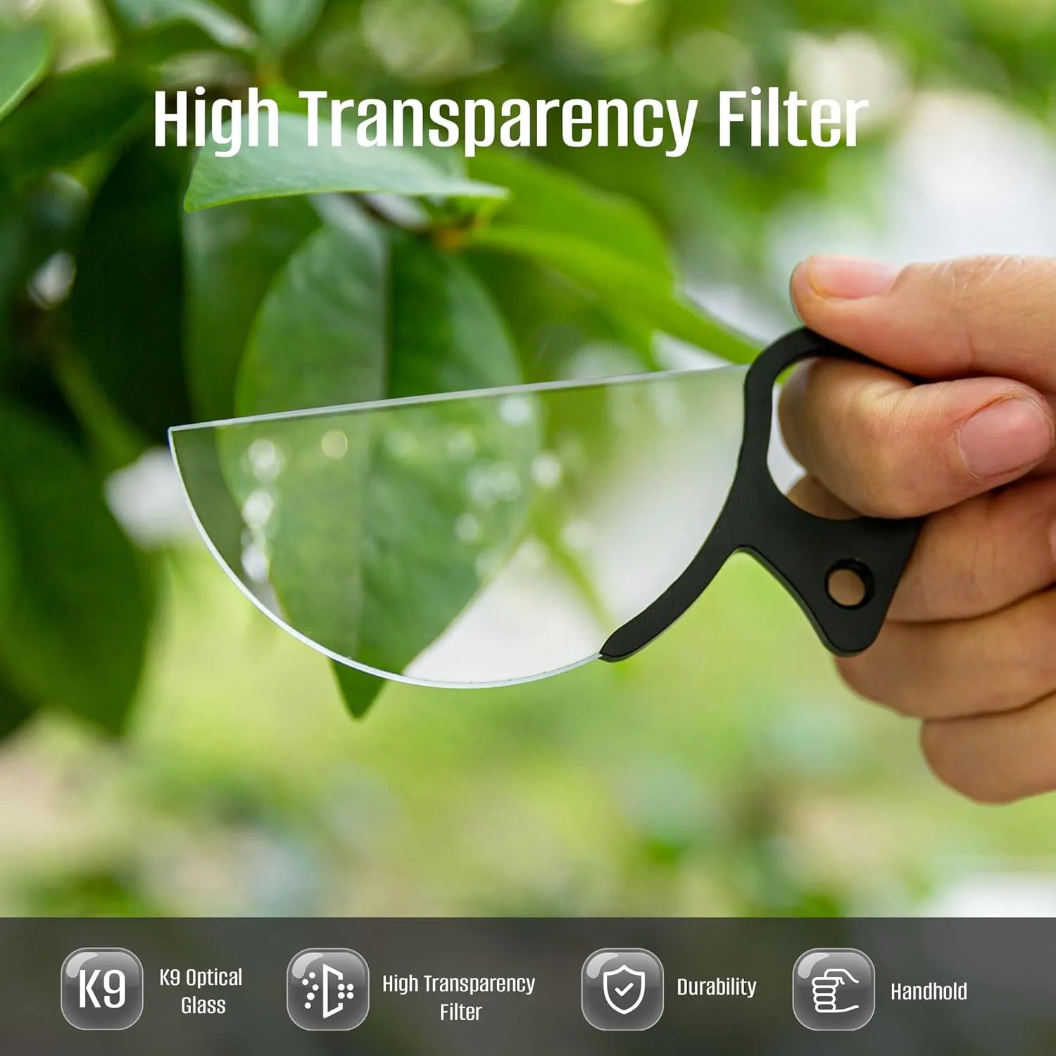 79mm Handheld Filters Split Diopter Special Effects Filters Flexible Foreground Blur Optical Glass Prism DSLR Accessory