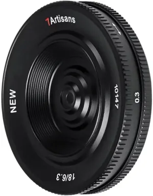 7artisans 18MM F6.3 Mark II UFO Camera Prime Lens Compatible with Sony E Mount,APS-C,Ultra-Thin Compact Mirrorless Cameras for FX/A/NEX Series for FS5,FS7,FS7M2,FS5M2K,A3000,A5000,NEX-3,NEX-3N