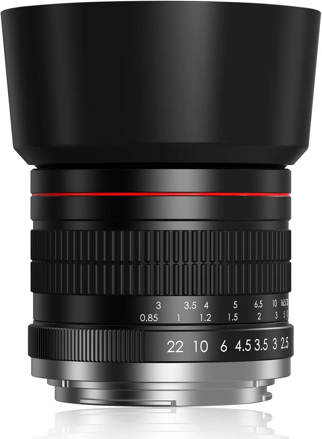 85mm Lens for Canon RF - 85mm f1.8 Portrait Lens Manual Focus(MF) for Canon EOS R/Ra/RP/R3/R5/R5 C/R6/R6 Mark II /R7/R8/R10/R50/R100 Mirrorless Camera (for Canon RF)