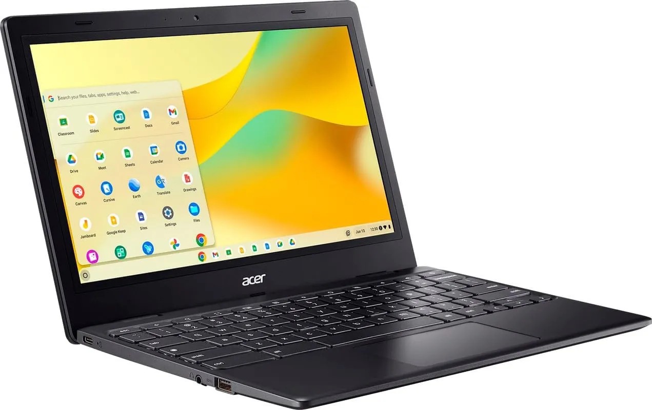 acer 311 Chromebook 2025 Flagship Slim Light Laptop, 11.6" HD Display, Dual-Core Intel N4500 Processor (Upto 2.80GHz), 4GB RAM, 64GB eMMC, Wi-Fi 5, Webcam 8  Hrs Battery, Chrome OS  HubxcelAccessory