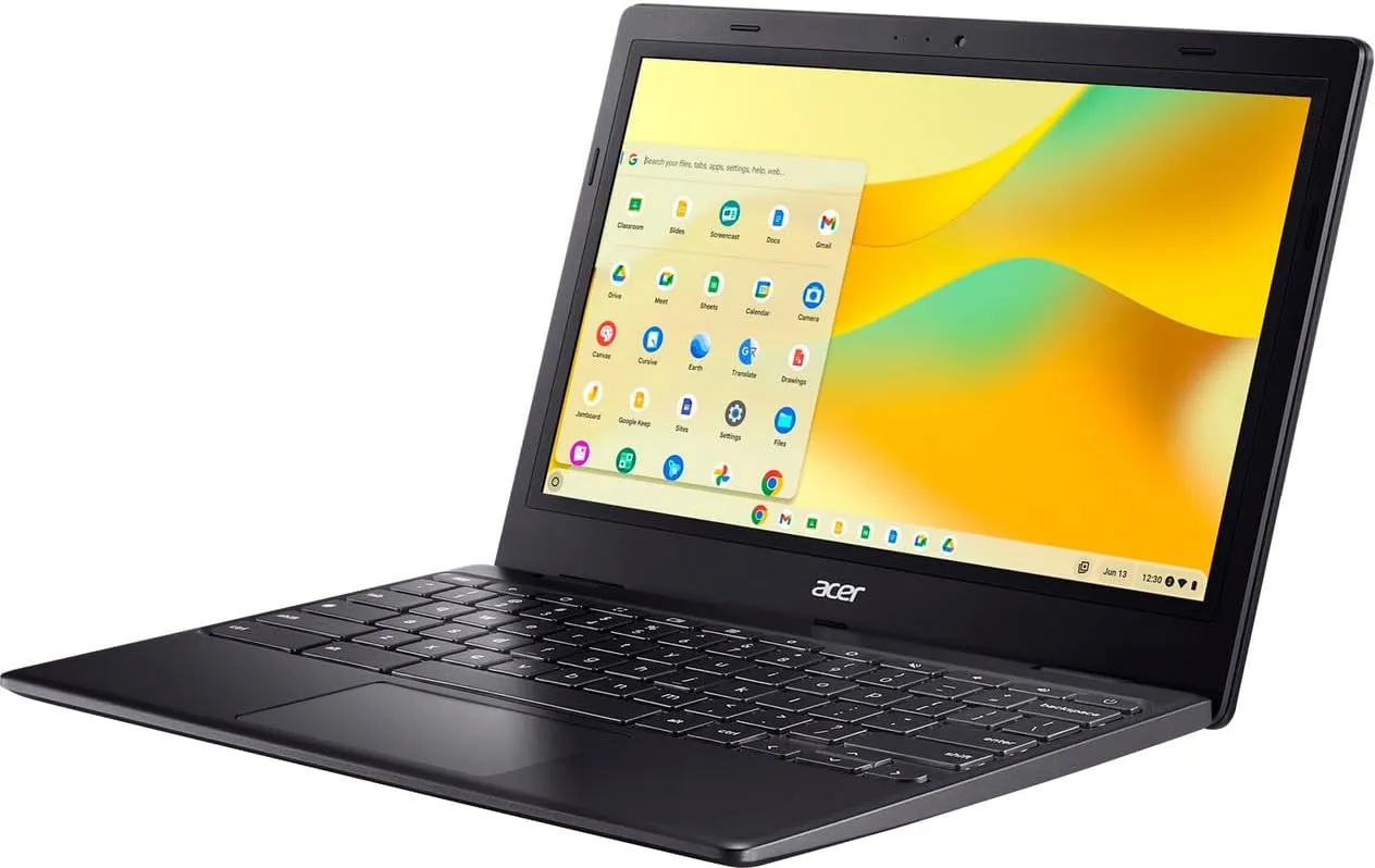 acer 311 Chromebook 2025 Flagship Slim Light Laptop, 11.6" HD Display, Dual-Core Intel N4500 Processor (Upto 2.80GHz), 4GB RAM, 64GB eMMC, Wi-Fi 5, Webcam 8  Hrs Battery, Chrome OS  HubxcelAccessory