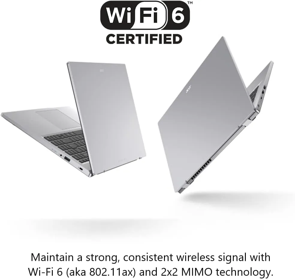 Acer Aspire 3 A315-24P-R7VH Slim Laptop | 15.6" Full HD IPS Display | AMD Ryzen 3 7320U Quad-Core Processor | AMD Radeon Graphics | 8GB LPDDR5 | 128GB NVMe SSD | Wi-Fi 6 | Windows 11 Home in S Mode