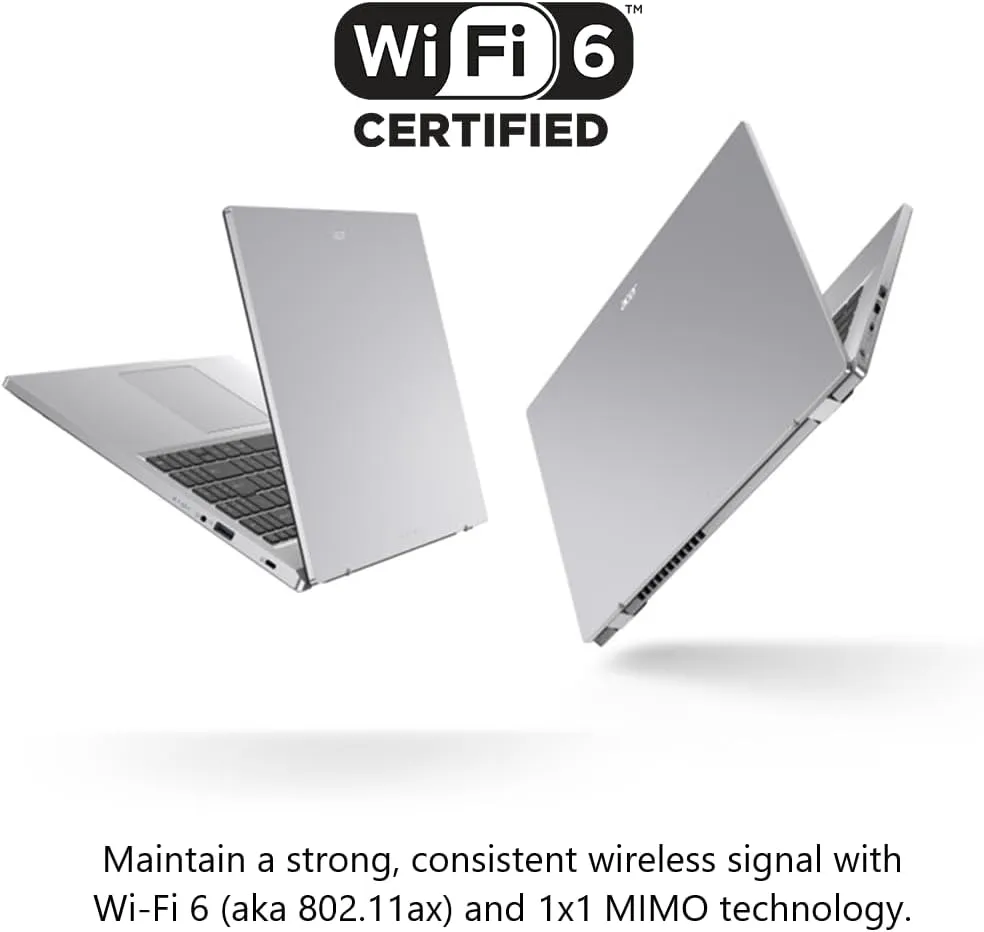 acer Aspire 3 A315-24PT-R0UX Slim Laptop, 15.6" Full HD IPS Touch Display, AMD Ryzen 5 7520U Quad-Core Processor, AMD Radeon Graphics, 16GB LPDDR5, 512GB NVMe SSD, Wi-Fi 6, Windows 11 Home