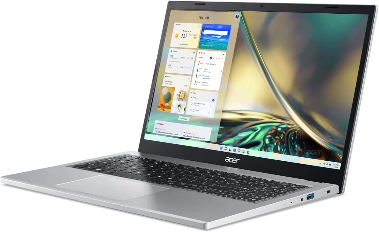 acer Aspire 3 A315-24PT-R0UX Slim Laptop, 15.6" Full HD IPS Touch Display, AMD Ryzen 5 7520U Quad-Core Processor, AMD Radeon Graphics, 16GB LPDDR5, 512GB NVMe SSD, Wi-Fi 6, Windows 11 Home