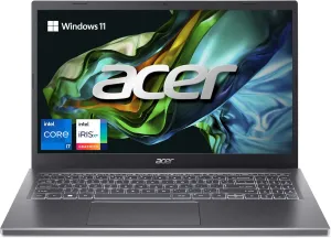 Acer Aspire 5 15 Slim Laptop | 15.6" FHD IPS Touch 1920 x 1080 | Intel Core i7-1355U | Intel Iris Xe Graphics | 16GB LPDDR5 | 512GB Gen 4 SSD | Wi-Fi 6E 802.11ax | Backlit Keyboard |
