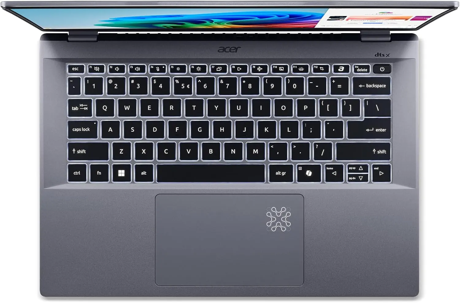 acer Swift Go 14 AI Copilot  PC | 14.5" 2.5K 120Hz Display | Unlock AI Experiences | Snapdragon X Plus 8-Core Processor | 16GB RAM | 1TB Gen 4 SSD | Wi-Fi 7 | Windows 11 Home | SFG14-01-X006