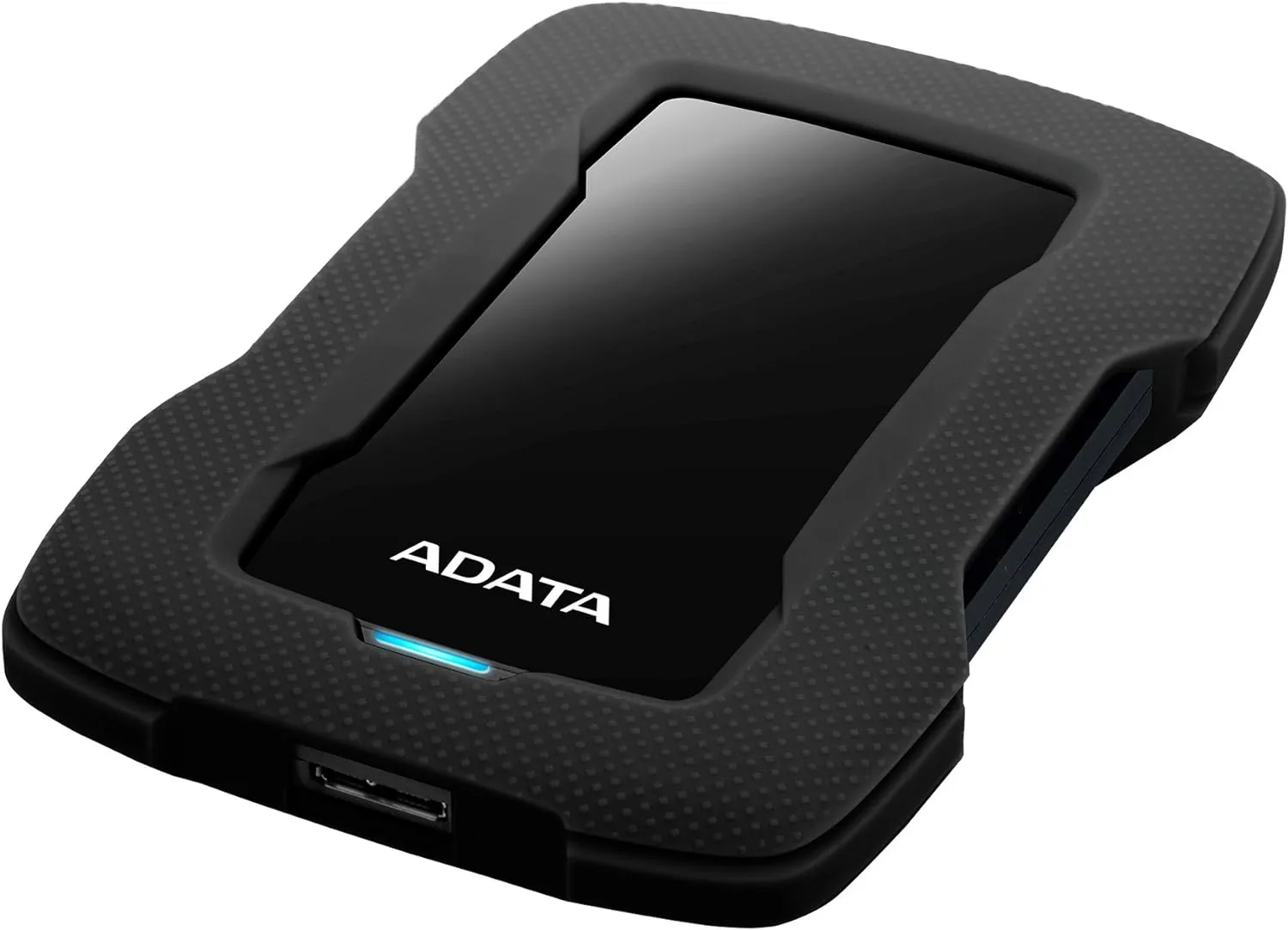 ADATA HD330 2TB USB 3.1 Shock-Resistant Extra Slim External Hard Drive Black (AHD330-2TU31-CBK)