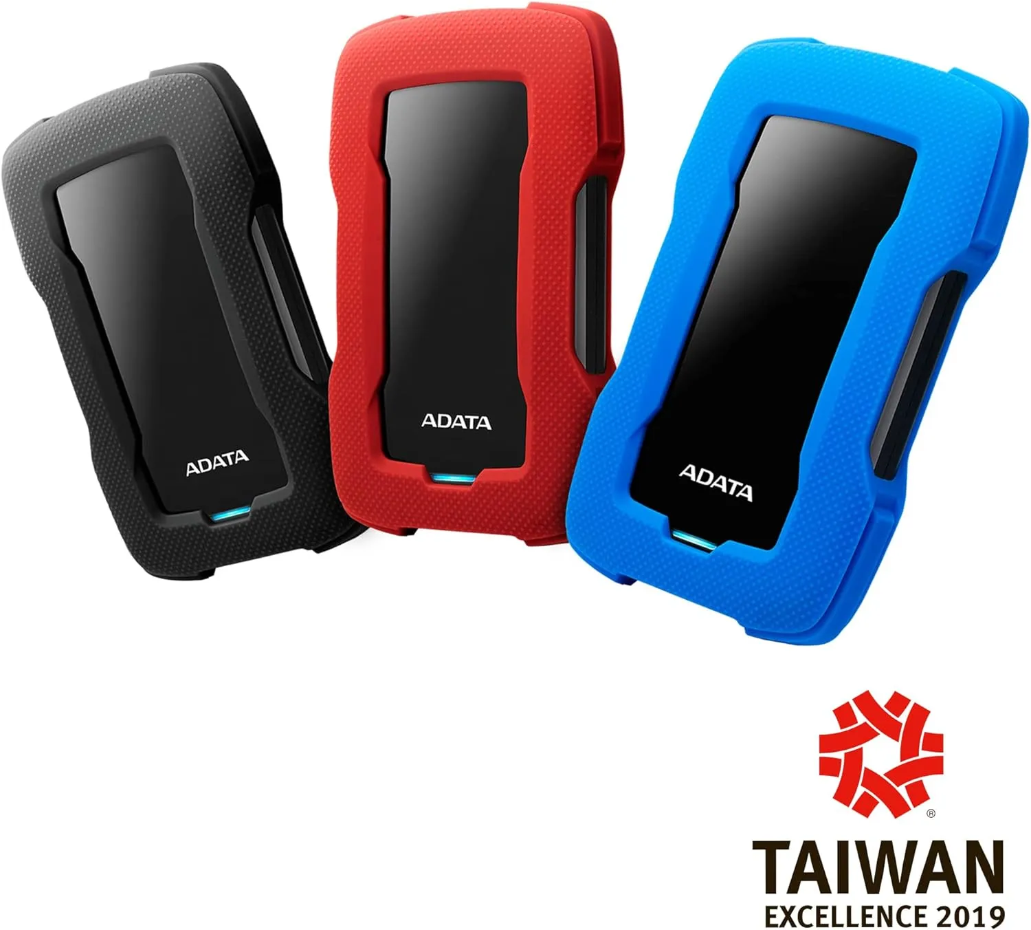 ADATA HD330 2TB USB 3.1 Shock-Resistant Extra Slim External Hard Drive Black (AHD330-2TU31-CBK)