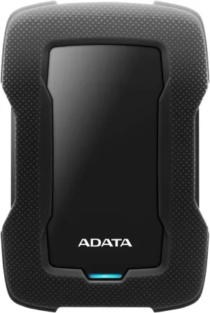 ADATA HD330 2TB USB 3.1 Shock-Resistant Extra Slim External Hard Drive Black (AHD330-2TU31-CBK)