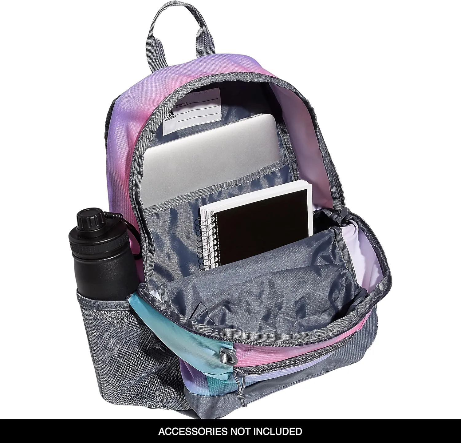 adidas Creator Laptop Backpack for Women and Men, Comfortable and Durable Small Athletic Bag, Gradient Rose Tone Pink/Onix Grey, One Size