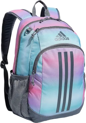 adidas Creator Laptop Backpack for Women and Men, Comfortable and Durable Small Athletic Bag, Gradient Rose Tone Pink/Onix Grey, One Size