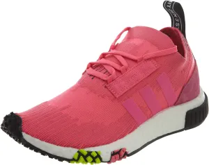 adidas Men's NMD_Racer Primeknit Solar Pink/Solar Pink/Core Black Running Shoe 10.5 Men US