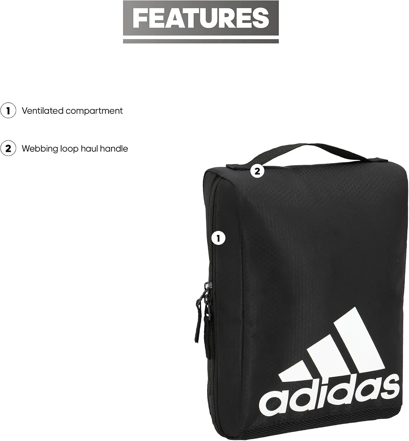 adidas Stadium 2 Team Glove Bag, Black, One Size