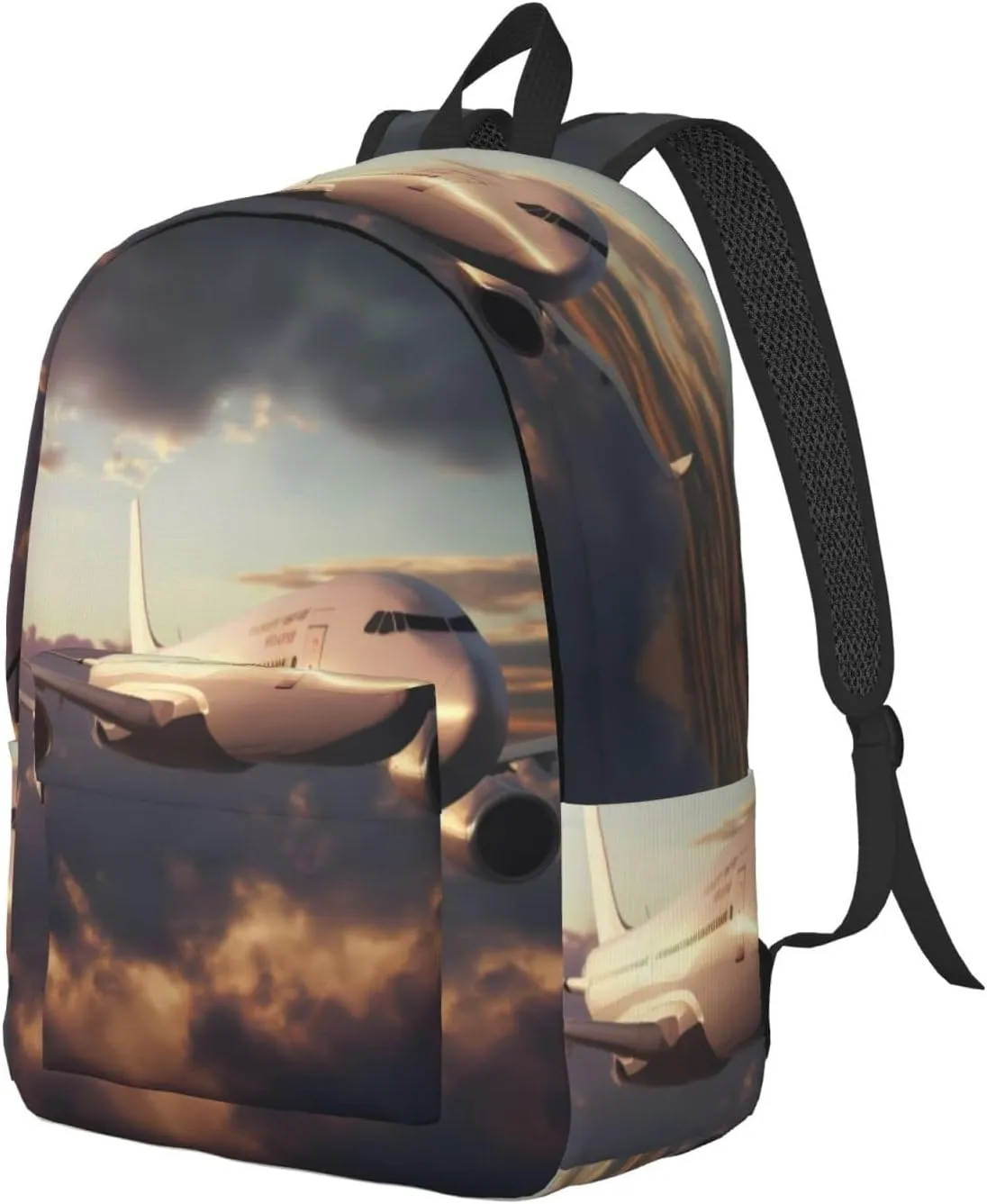 Airplane Backpack with Adjustable Straps, Suitable for Travel Picnics Activities