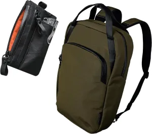 ALPAKA Bravo Totepack 13L and Zip Pouch Pro - Convertible Backpack Tote For Men, Laptop Tote Bag for Women Fits a 16-Inch Macbook Pro - Minimalism Zipper Wallet - RFID Blocking ID Card Holder
