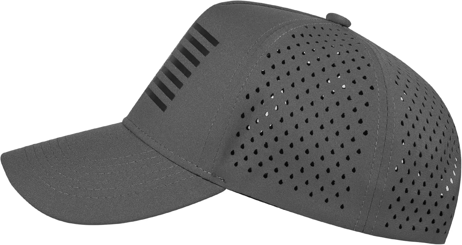 American Flag Trucker Hats, Waterproof Baseball Cap for Men Women, Quick-Dry Mesh Breathable Adjustable Fit Snapback Hat