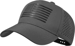 American Flag Trucker Hats, Waterproof Baseball Cap for Men Women, Quick-Dry Mesh Breathable Adjustable Fit Snapback Hat