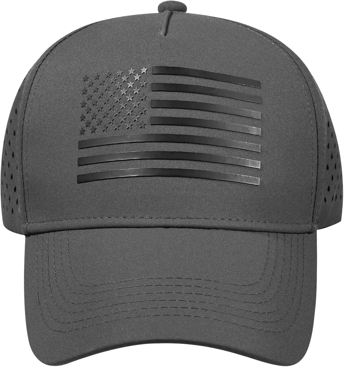 American Flag Trucker Hats, Waterproof Baseball Cap for Men Women, Quick-Dry Mesh Breathable Adjustable Fit Snapback Hat