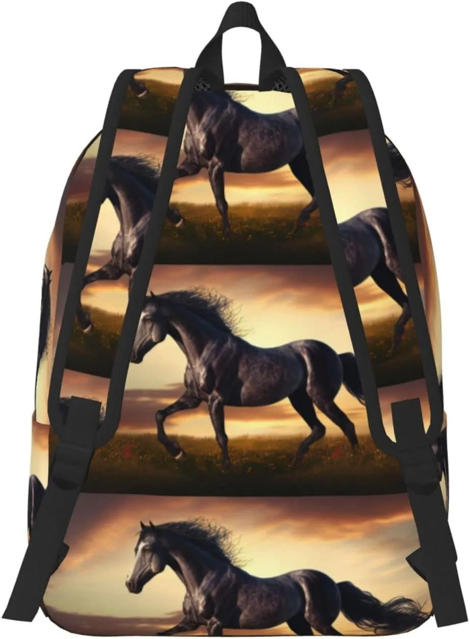 Animal Horse Backpack with Adjustable Straps, Suitable for Travel Picnics Activities
