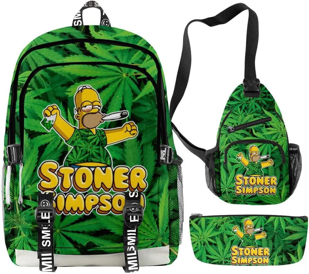 Anime Backpacks Casual Laptop Backpack Travel Bags for Men Women