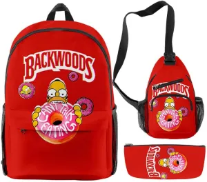 Anime Backpacks Casual Laptop Backpack Travel Bags for Men Women