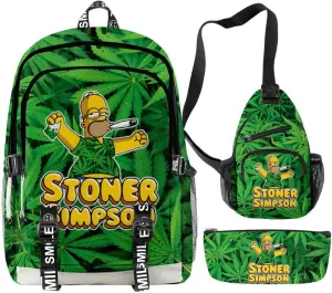 Anime Backpacks Casual Laptop Backpack Travel Bags for Men Women