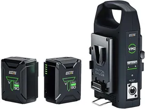 Anton Bauer Titon Micro 90 V-Mount Two-Battery Kit with VM2 Charger
