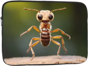 Ants Dancing Prints Portable Laptop Sleeve Case 17 inch, Ideal for Men and Women's Business Travel, and Office Use
