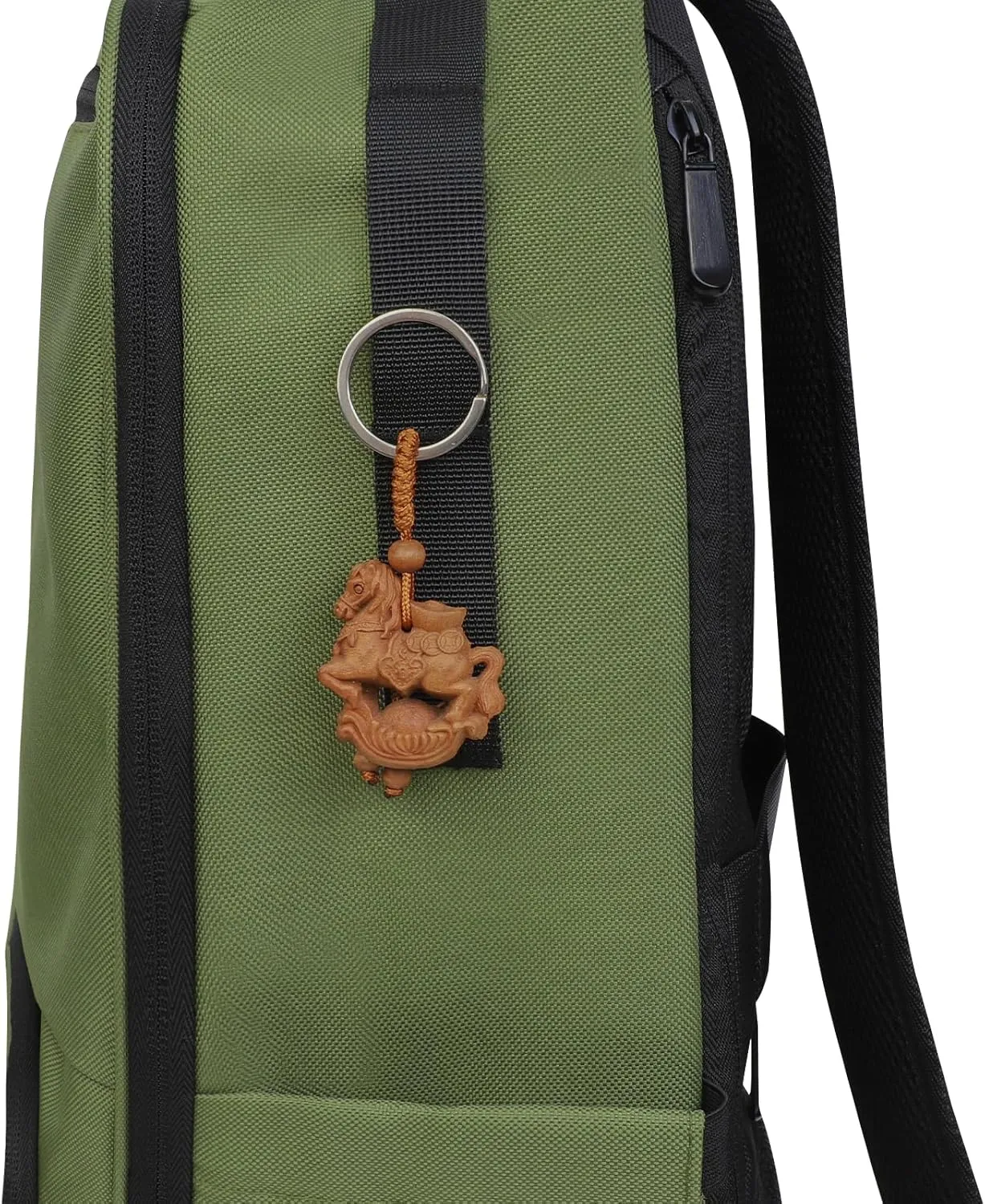 Army Green Backpack for Men, School Backpack for Men Boys, Water Resistant Backpacks with Anti Theft Back Hidden Pockets, College, Work, Business, Laptop Backpack for Teens