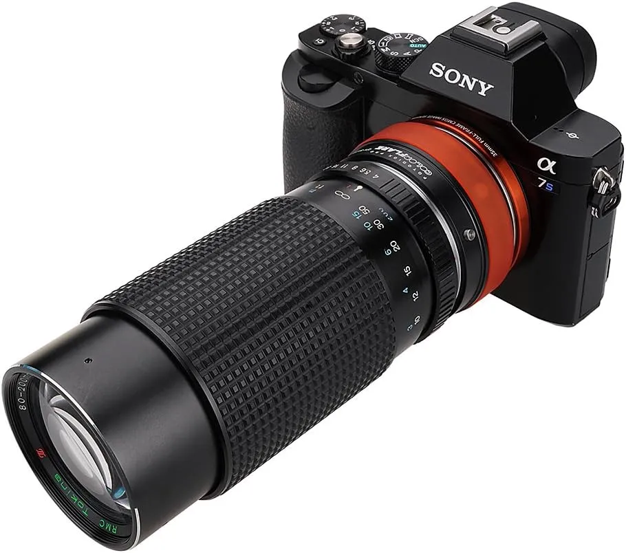 ArtFX ColorFlare Adapter for Contax/Yashica (CY) SLR Lens to Sony Alpha E-Mount Mirrorless Camera Body - Light Leak/Flare Inducing Adapter from Fotodiox Pro