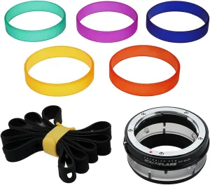 ArtFX ColorFlare Adapter for Contax/Yashica (CY) SLR Lens to Sony Alpha E-Mount Mirrorless Camera Body - Light Leak/Flare Inducing Adapter from Fotodiox Pro