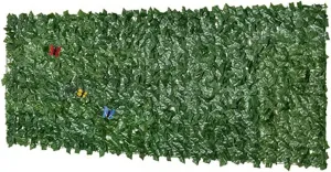 Artificial Ivy Privacy Fence Screen Greenery Wall,Privacy Fence Panels for Outside Patio,can be Trimmed, Privacy Fence Screening Outdoor(Size:1x4m/3.28x13.12ft)