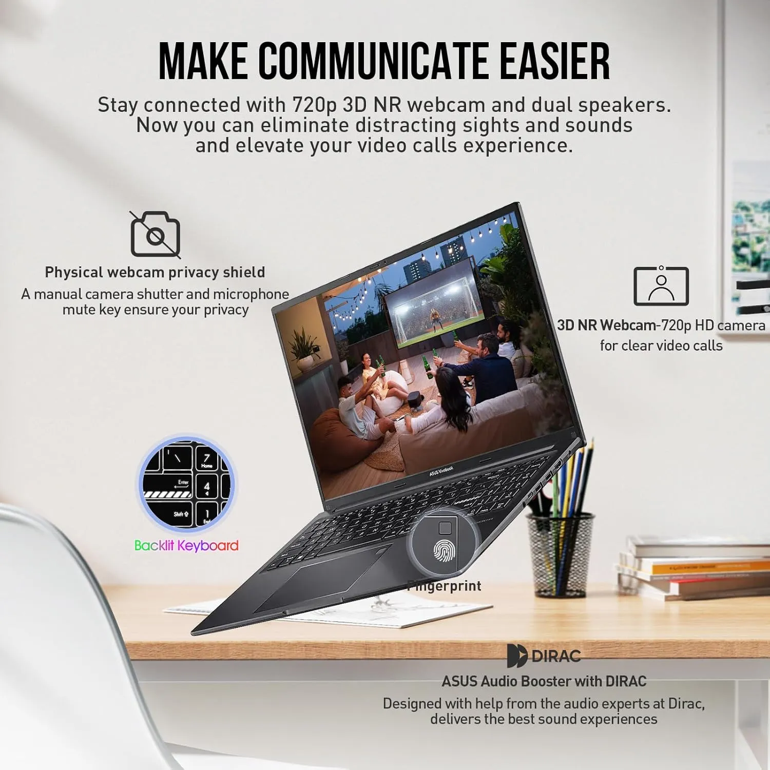 ASUS Vivobook 16 Laptop, 16 Inch WUXGA IPS Business Laptop Computer, AMD Ryzen 7 (8-Cores), 40GB RAM 2TB SSD 512GB Docking Set, Windows 11 Pro, Copilot AI, Backlit Keyboard 10-Key, Fingerprint