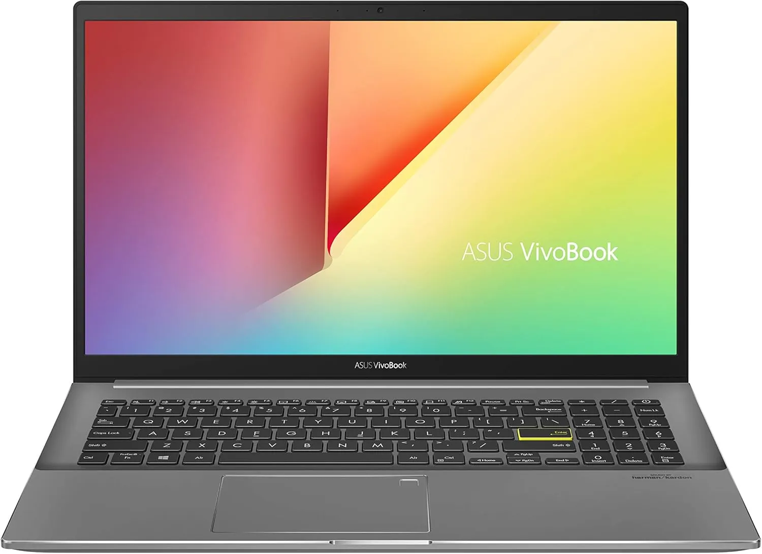 ASUS VivoBook S15 S533 Thin and Light Laptop, 15.6” FHD Display, Intel Core i5-1135G7 Processor, 8GB DDR4 RAM, 512GB PCIe SSD, Wi-Fi 6, Windows 10 Home, Indie Black, S533EA-DH51