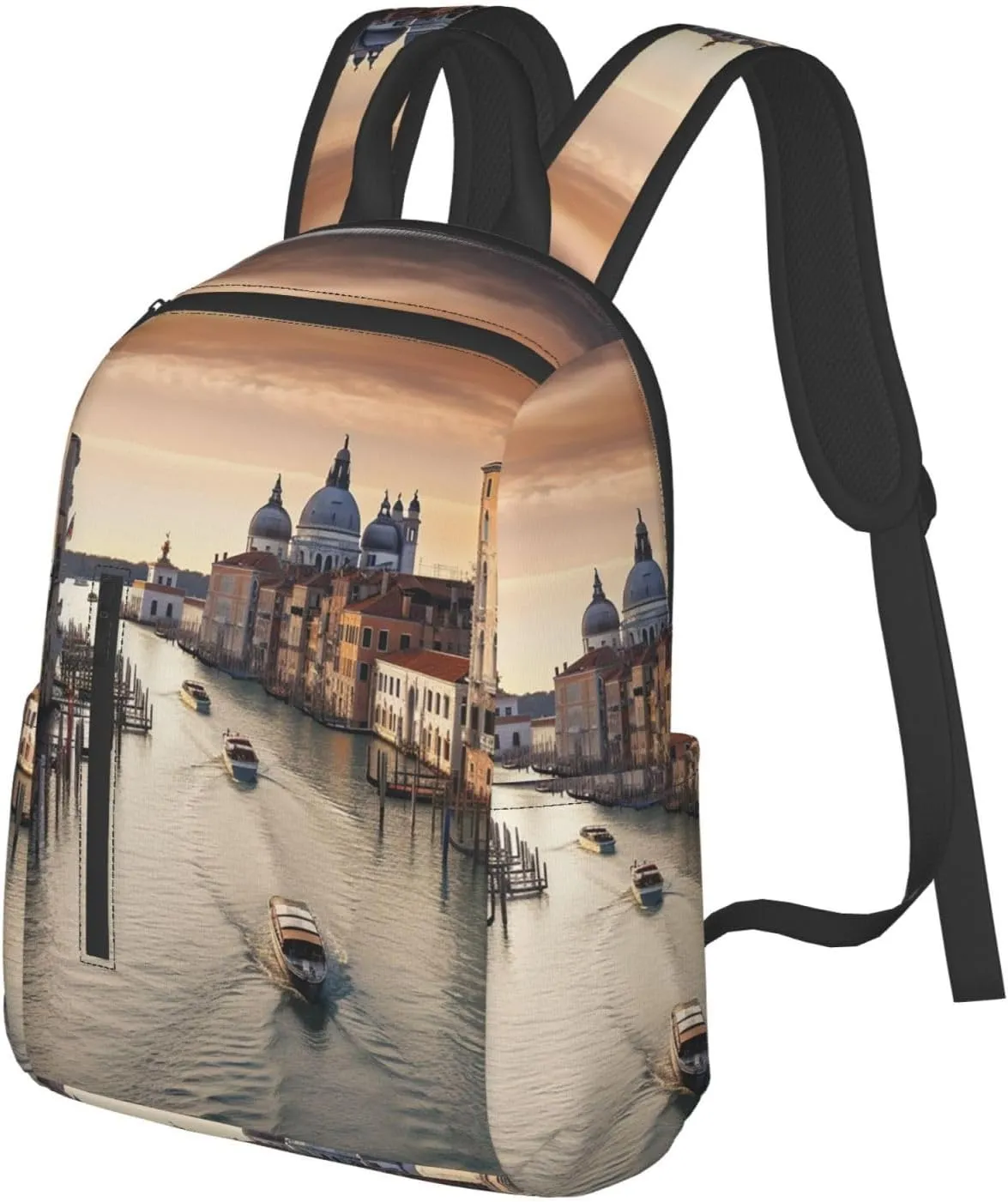 Backpack Grand Canal Travel Casual Laptop Backpack Adjustable Hiking Daypack for Men Women