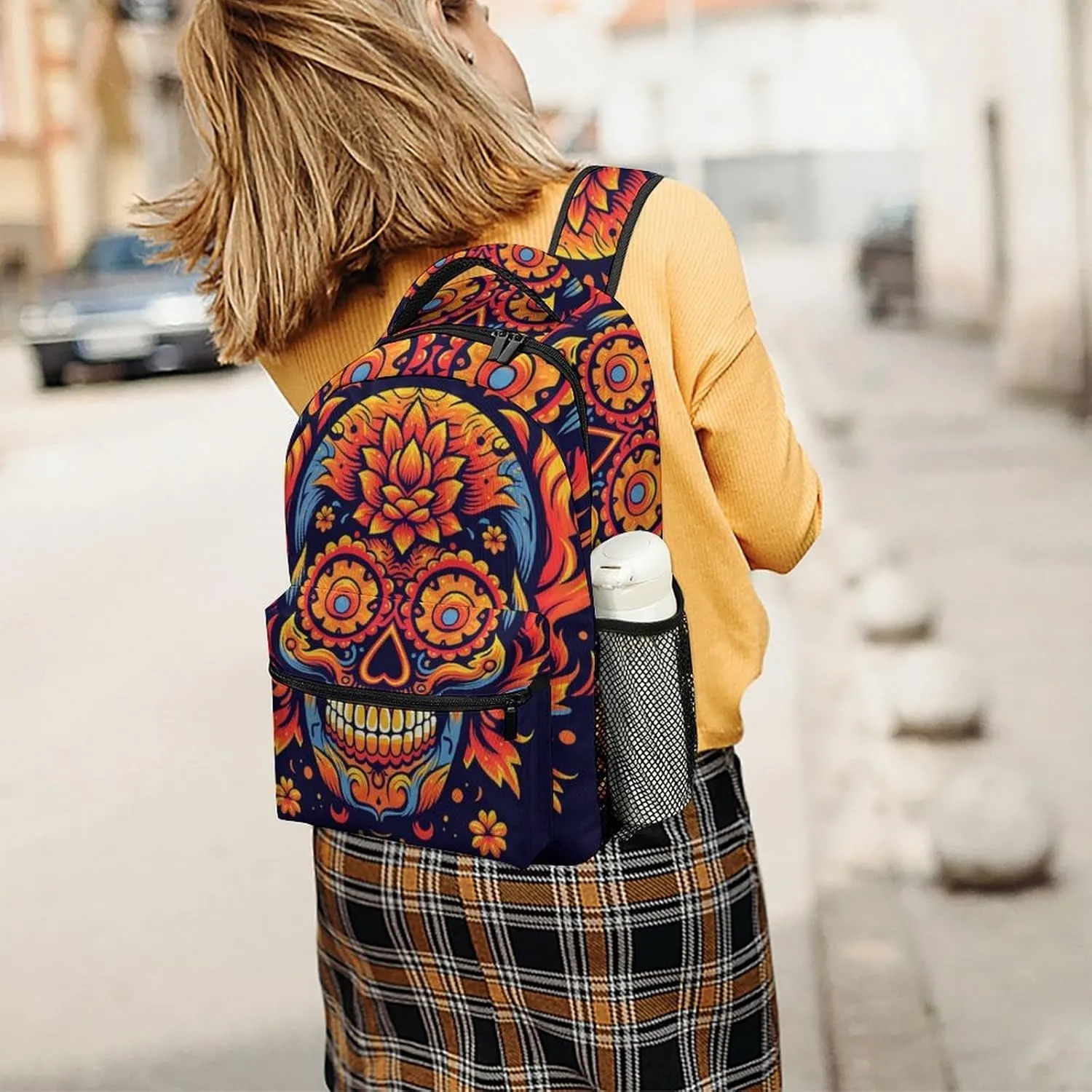 Backpacks A Day on Fire Travel Bag Laptop Backpack Casual Daypack for Weekender Business Hiking