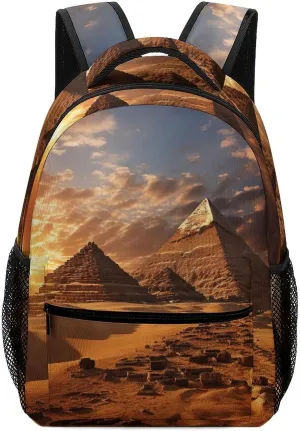 Backpacks Egyptian Pyramids Travel Bag Laptop Backpack Casual Daypack for Weekender Business Hiking