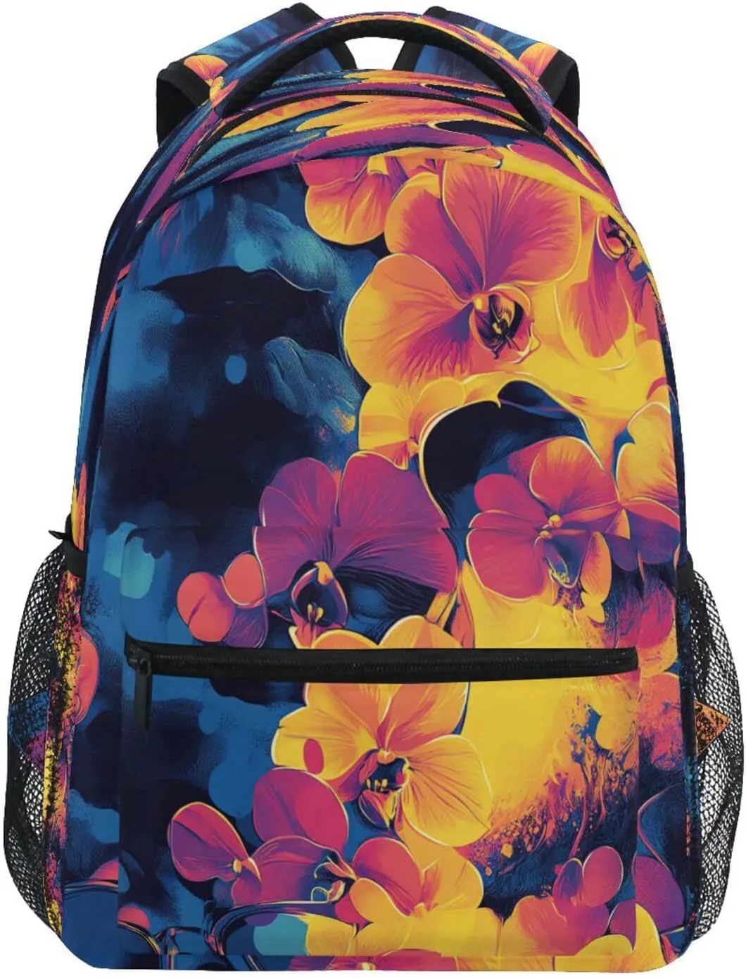 Backpacks for Unisex Adult Waterproof Stylish Travel Bags with Chest Strap Gift Men & Women Meat Loaf Surrealism Style
