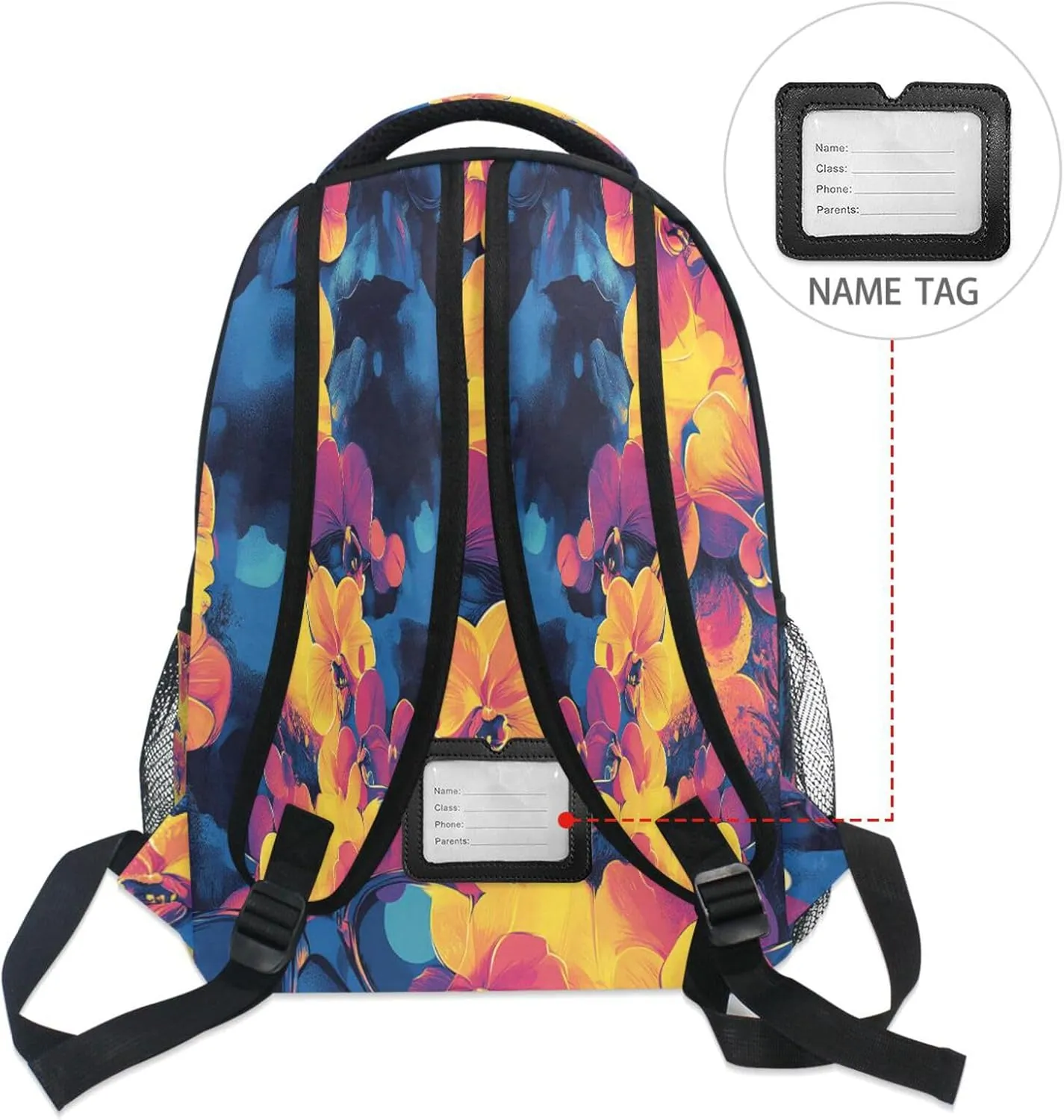 Backpacks for Unisex Adult Waterproof Stylish Travel Bags with Chest Strap Gift Men & Women Meat Loaf Surrealism Style