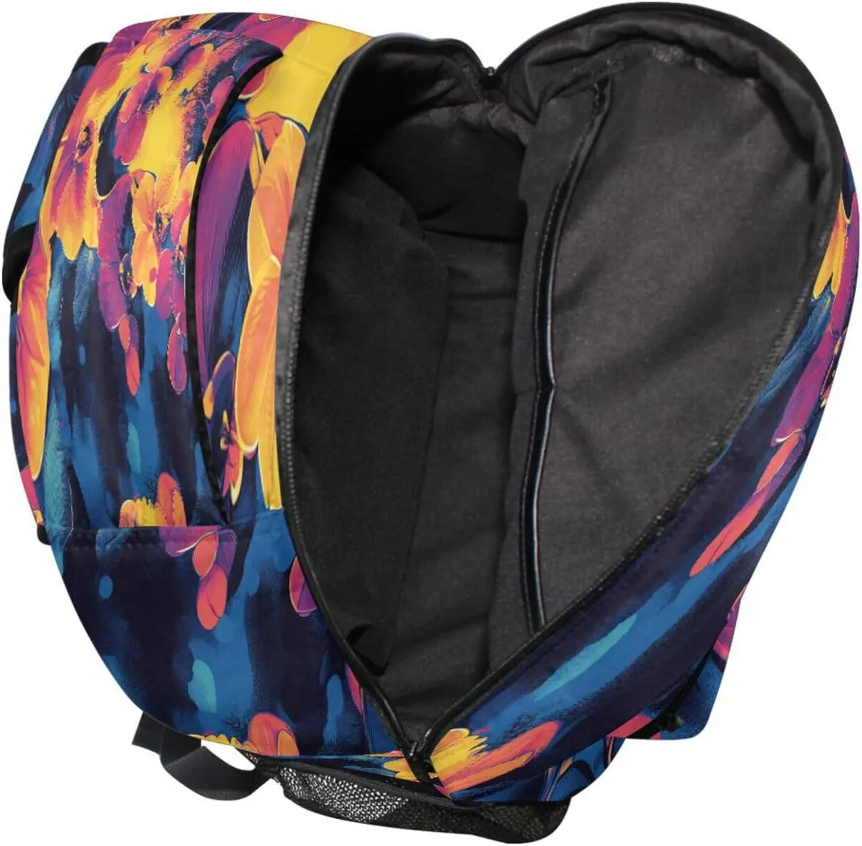 Backpacks for Unisex Adult Waterproof Stylish Travel Bags with Chest Strap Gift Men & Women Meat Loaf Surrealism Style