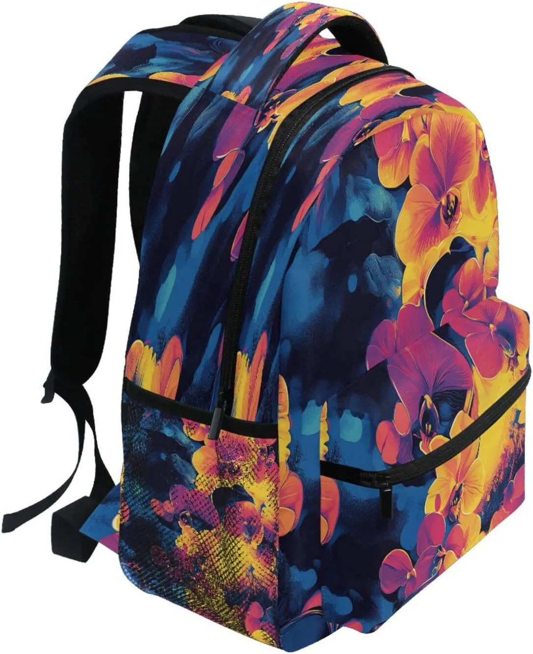 Backpacks for Unisex Adult Waterproof Stylish Travel Bags with Chest Strap Gift Men & Women Meat Loaf Surrealism Style
