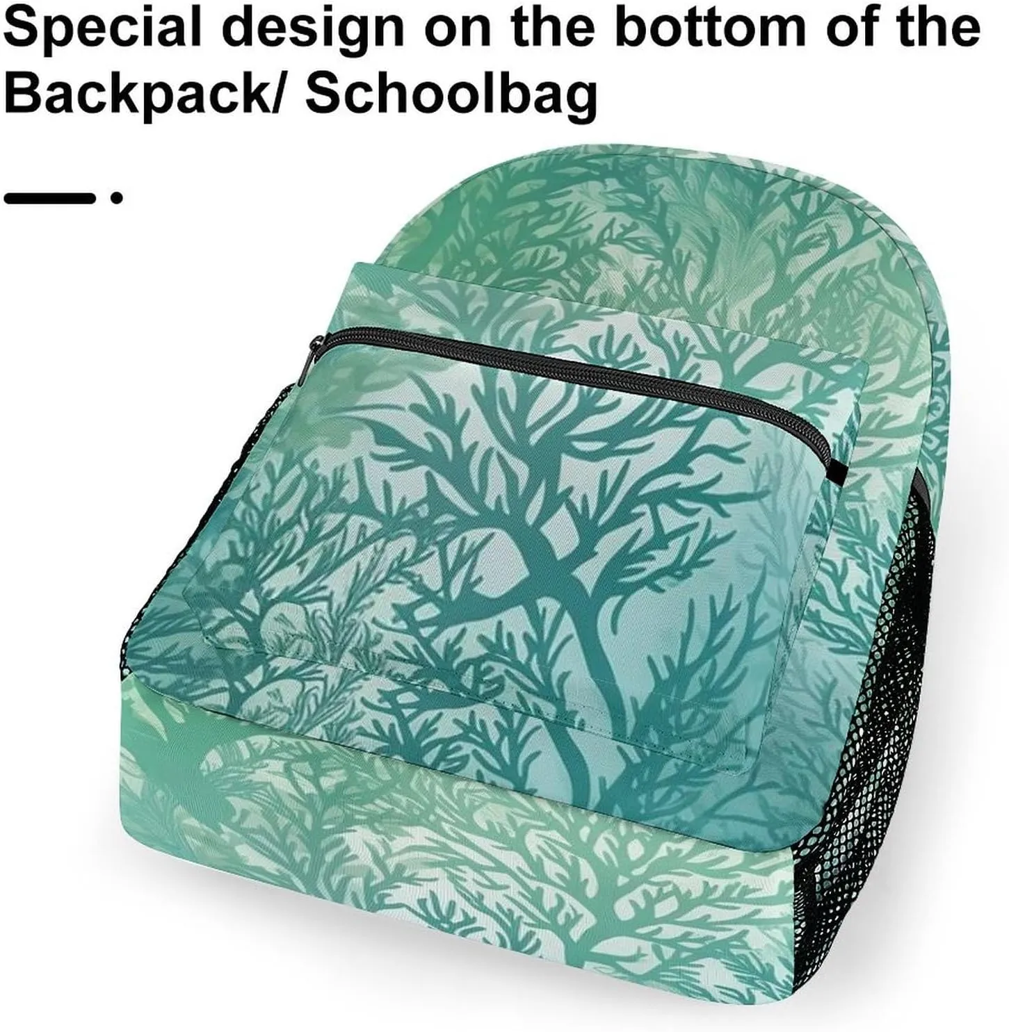 Backpacks Green Sea Blue Seaweed Travel Bag Laptop Backpack Casual Daypack for Weekender Business Hiking