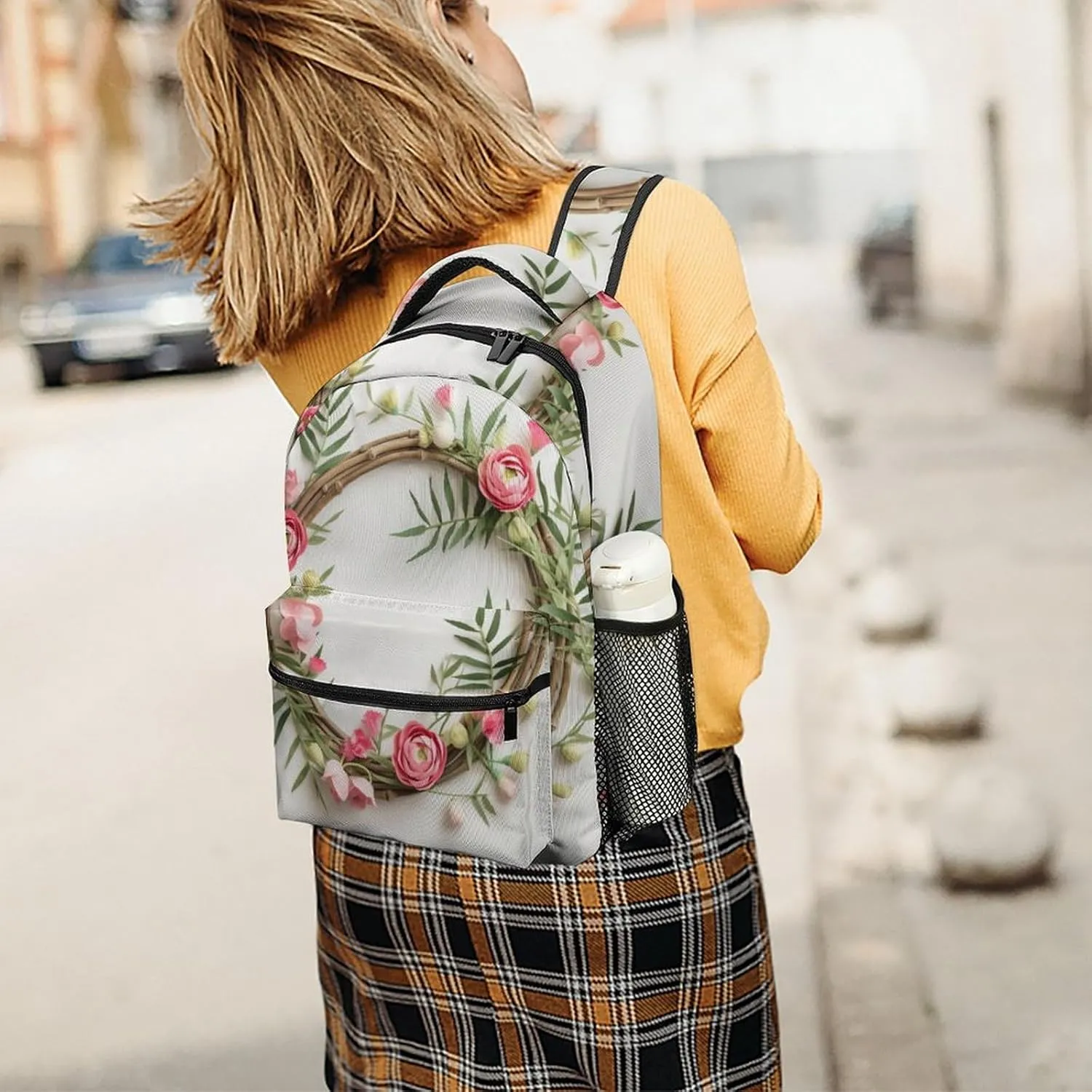 Backpacks Handmade Garland Travel Bag Laptop Backpack Casual Daypack for Weekender Business Hiking