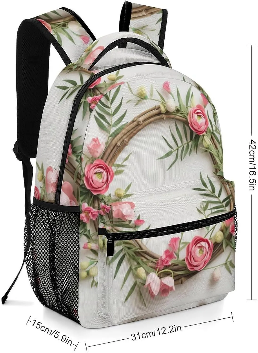 Backpacks Handmade Garland Travel Bag Laptop Backpack Casual Daypack for Weekender Business Hiking