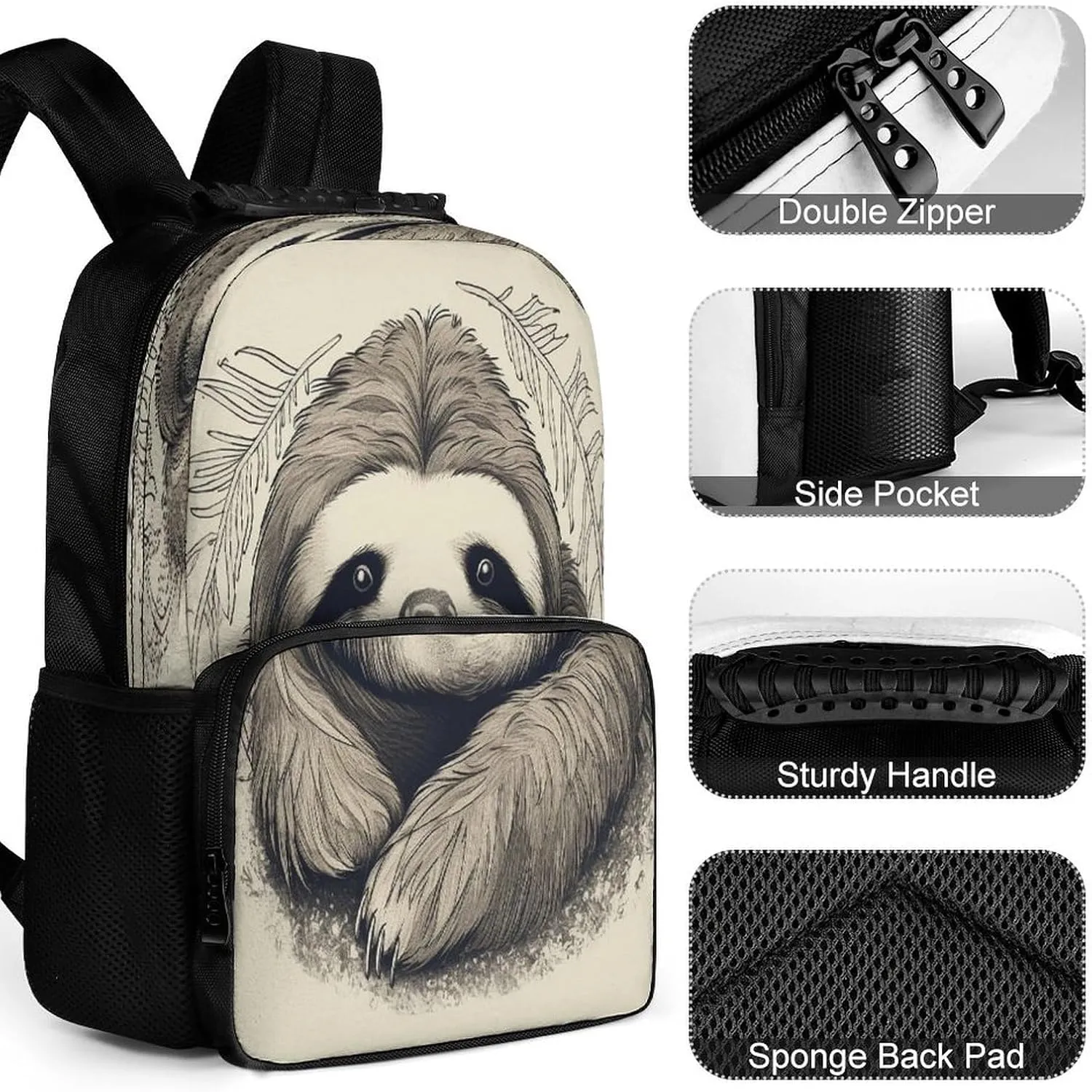 Backpacks Sloth My Spirit Animal Travel Bag Business Work Laptop Backpack