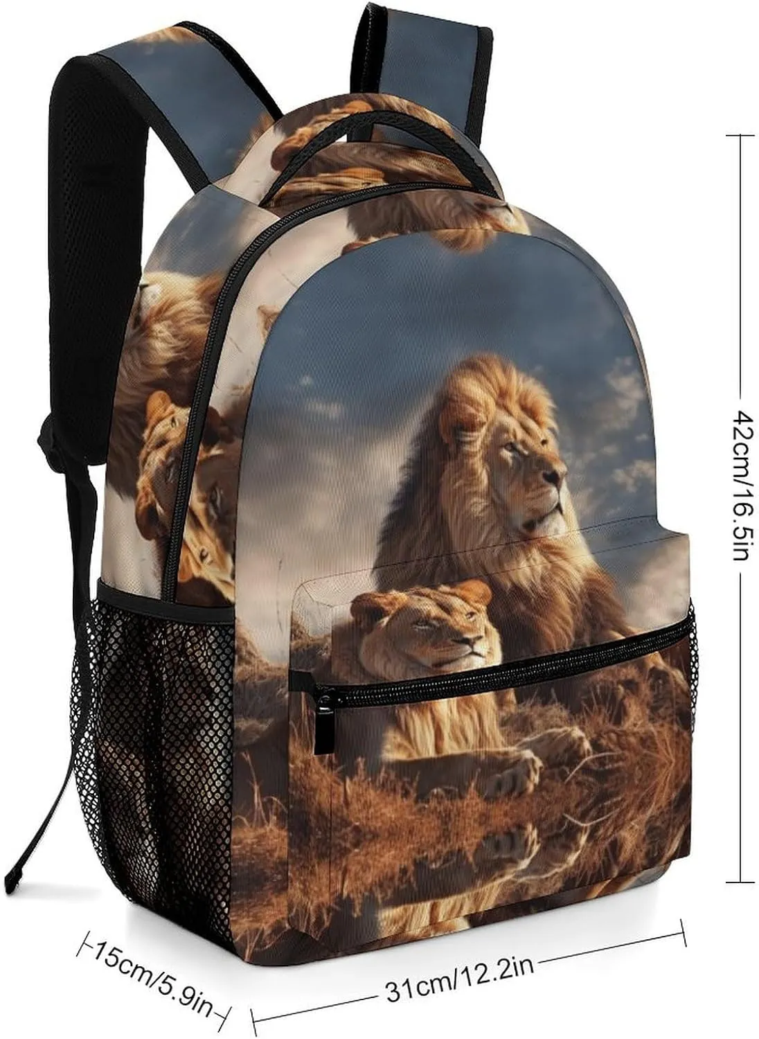 Backpacks Two Lions Travel Bag Laptop Backpack Casual Daypack for Weekender Business Hiking